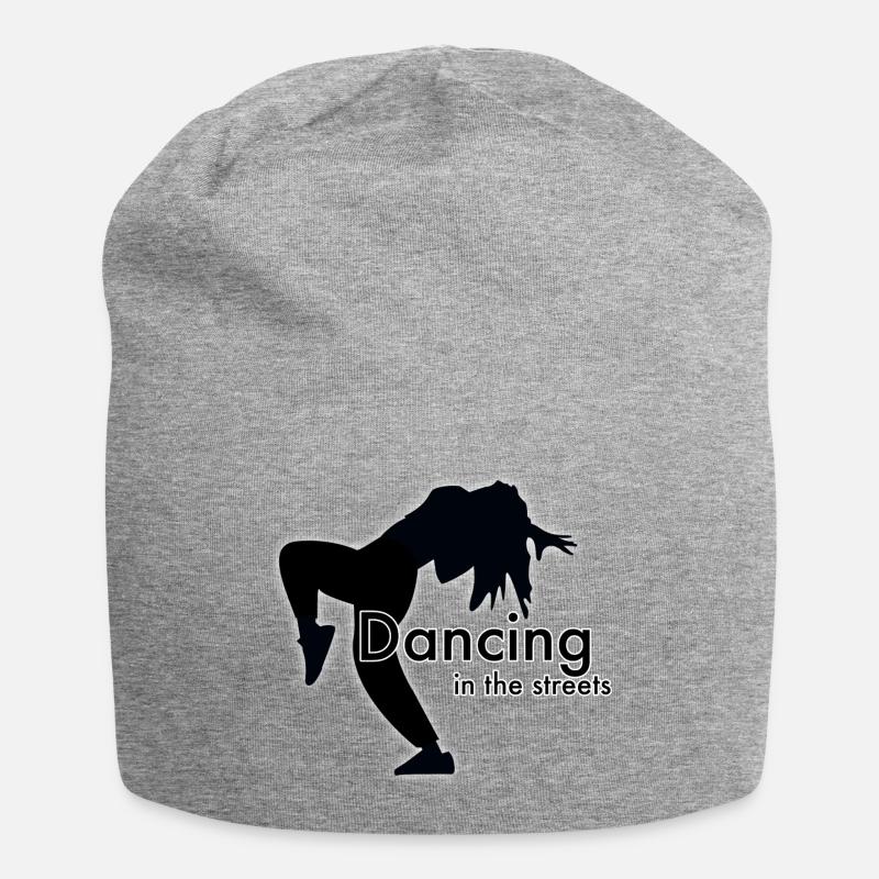 Danser dans les rues - Bonnet en jersey - gris chiné