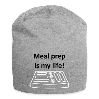La préparation des repas, c’est ma vie ! - Bonnet en jersey - gris chiné - Devant