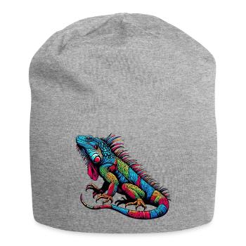 Iguane - Bonnet en jersey - gris chiné - Devant