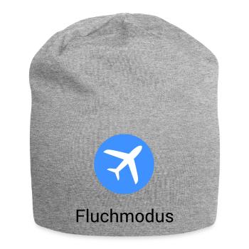 Mode Avion Jurer Avion Icône Bureau Humour Drôle - Bonnet en jersey - gris chiné - Devant
