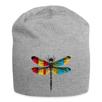 Libellule - Bonnet en jersey - gris chiné - Devant