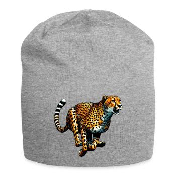 Gepard - Jersey-Beanie - Grau meliert - Vorne