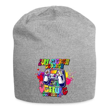 Graffiti Controller Neonfarben progamer - Jersey-Beanie - Grau meliert - Vorne