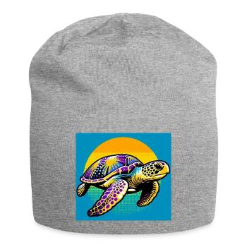 tortue - Bonnet en jersey - gris chiné - Devant