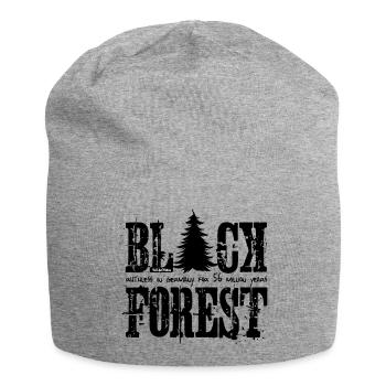 Black Forest – Brutal Wild German Nature Design - Jersey-Beanie - Grau meliert - Vorne