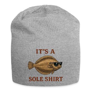 It's a Sole Shirt - Jersey Beanie - heather grey - Front