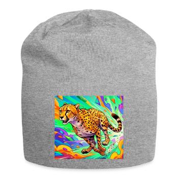 Gepard - Jersey-Beanie - Grau meliert - Vorne