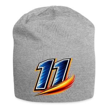 Numéro 11 Maillot de football Vitesse d’ailier - Bonnet en jersey - gris chiné - Devant