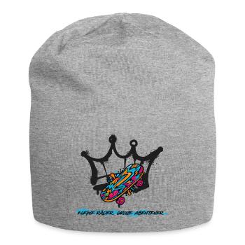 Skatershirt für Kids - Jersey-Beanie - Grau meliert - Vorne