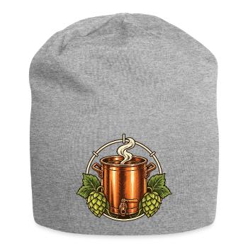 Brautag Heimbrauer - Jersey-Beanie - Grau meliert - Vorne