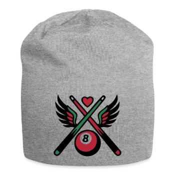Billard Queue Acht Logo - Jersey-Beanie - Grau meliert - Vorne