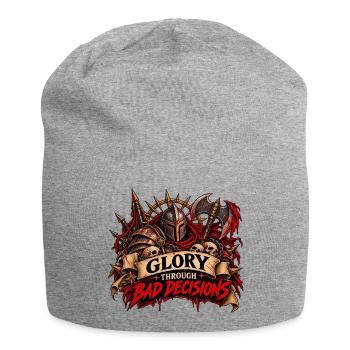 Ehre durch Fehlentscheidungen - Jersey-Beanie - Grau meliert - Vorne