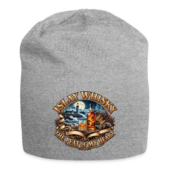 Islay Whisky Herzschlag - Jersey-Beanie - Grau meliert - Vorne