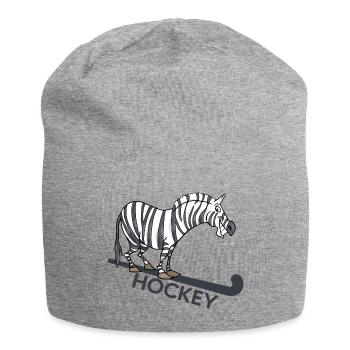 Hockey Field Hockey Hockey Player Hockey Camp - Jersey Beanie - heather grey - Front