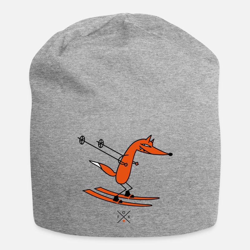 smart ski driver - Jersey Beanie - heather grey
