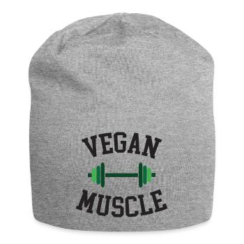 Vegan Muscle - Jersey Beanie - heather grey - Front