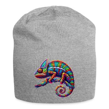 Caméléon - Bonnet en jersey - gris chiné - Devant