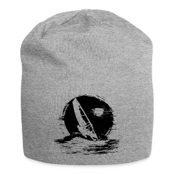 Fan de planche à voile - Bonnet en jersey - gris chiné - Devant