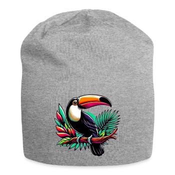 Toucan - Bonnet en jersey - gris chiné - Devant