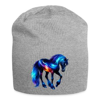 Cheval - Bonnet en jersey - gris chiné - Devant