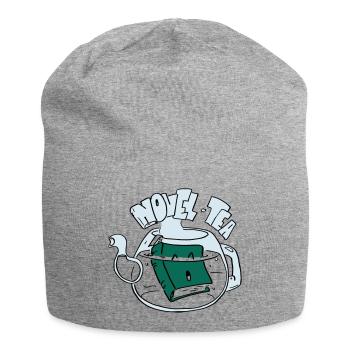 Novel Tea - Bonnet en jersey - gris chiné - Devant