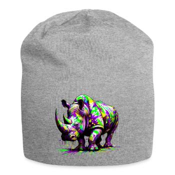 Rhinoceros - Jersey Beanie - heather grey - Front