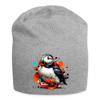 Puffin - Jersey Beanie - heather grey - Front
