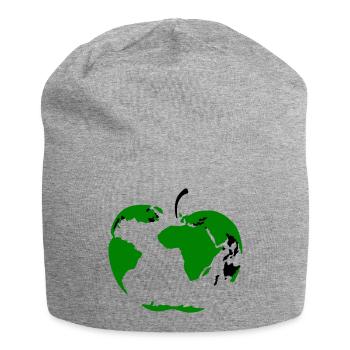 Globe Apple - Jersey Beanie - heather grey - Front