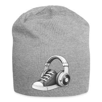 MUSICAL SNEAKERS - black & white - Bonnet en jersey - gris chiné - Devant