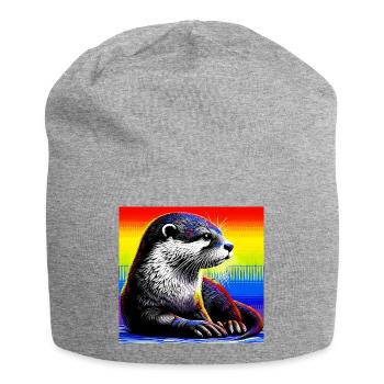 Otter - Jersey-Beanie - Grau meliert - Vorne