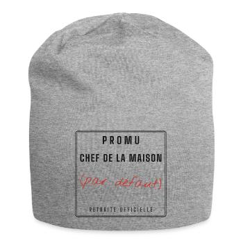 Chef de la maison par défaut - Bonnet en jersey - gris chiné - Devant