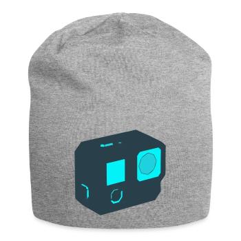 Action Camera Drone Icon - Jersey Beanie - heather grey - Front