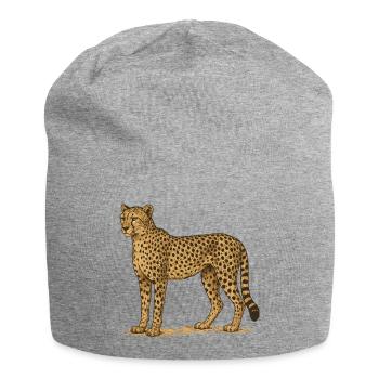 Guépard - Bonnet en jersey - gris chiné - Devant
