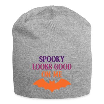 Spooky steht mir gut am Bat-Tee - Jersey-Beanie - Grau meliert - Vorne