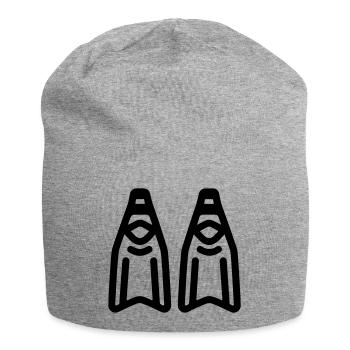 Diving fins - Jersey Beanie - heather grey - Front
