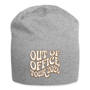 Out Of Office Tour - Jersey Beanie - heather grey - Front