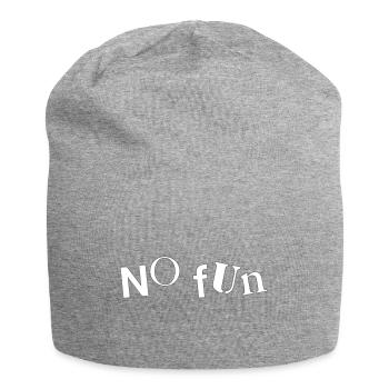 Pas de plaisir - Bonnet en jersey - gris chiné - Devant