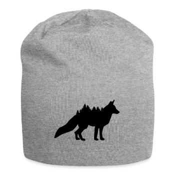Renard, Fox and Forest - Bonnet en jersey - gris chiné - Devant