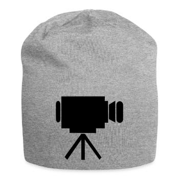 movie theater - Jersey Beanie - heather grey - Front