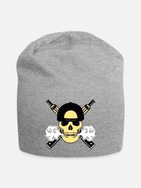 Vaper - Jersey-Beanie - Grau meliert