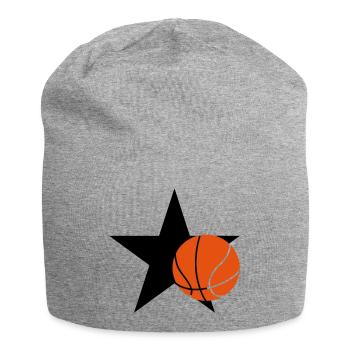 Basketball - Basket Ball - Game - Sport - Player - Jersey-Beanie - Grau meliert - Vorne