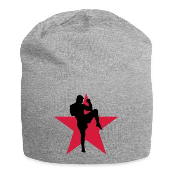 Kickboxing / Kick-Boxeur / Kick Boxing / - Bonnet en jersey - gris chiné - Devant