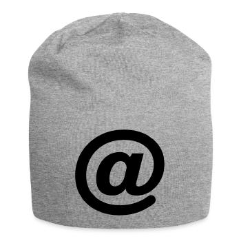 At sign symbol - Jersey Beanie - heather grey - Front