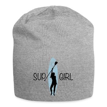 SUP Girl Stand Up Paddling - Bonnet en jersey - gris chiné - Devant