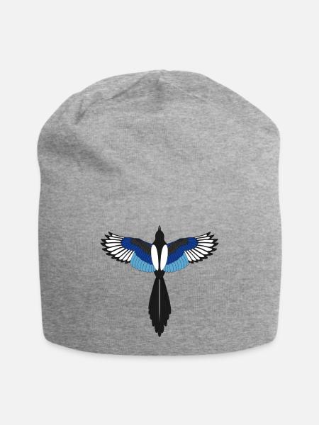 SCHWARZSCHNABEL-ELSTER-| KREATIVE | URBANE KUNSTSTOFFE - Jersey-Beanie - Grau meliert