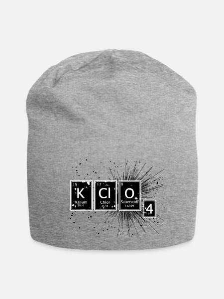 Kclo4 Pyrotechnics - Jersey-Beanie - Grau meliert