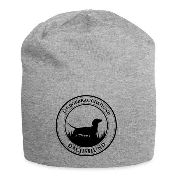 Dachshund Jagdgebrauchshund Jagdhunde Wilsigns - Jersey-Beanie - Grau meliert - Vorne