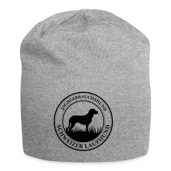 Schweizer Laufhund Jagdgebrauchshund Wilsigns - Jersey-Beanie - Grau meliert - Vorne
