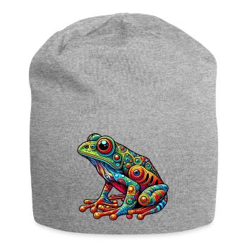 Frog - Jersey Beanie - heather grey - Front