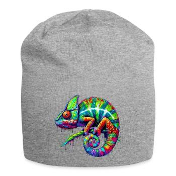 Caméléon - Bonnet en jersey - gris chiné - Devant